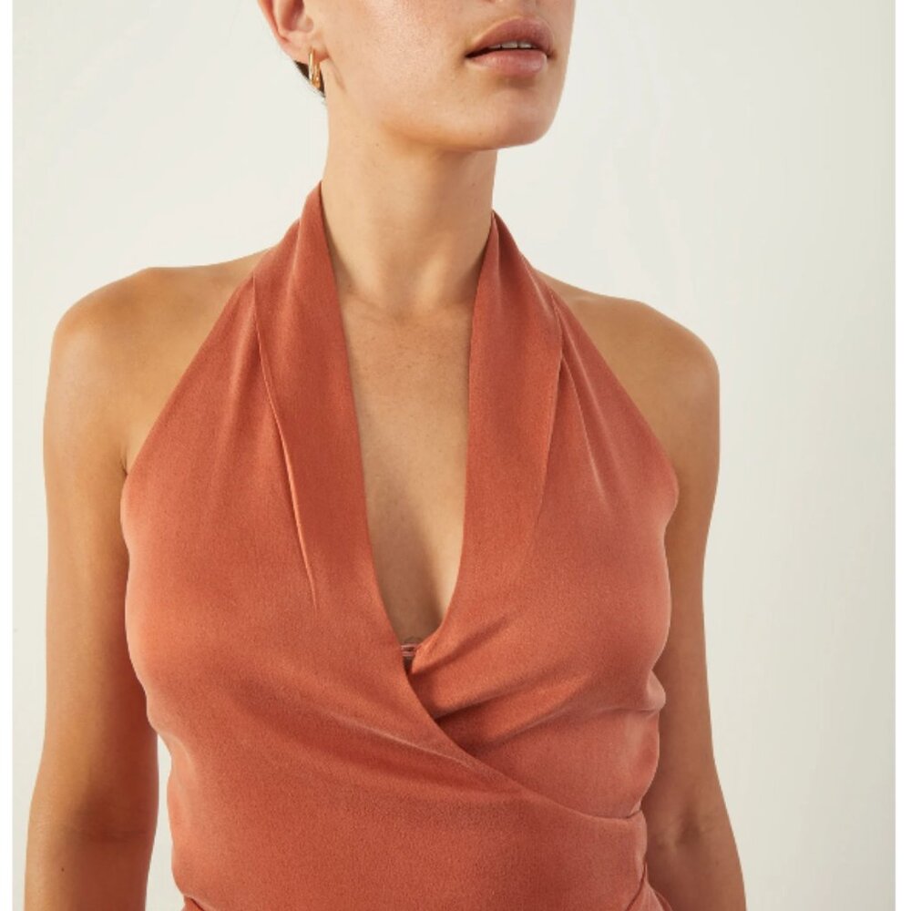 ADAY Clubhouse Wrap Top XS (NWT)